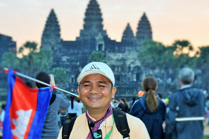 2-D Angkor temple tour with one sunrise in A/C vehicle and guide. - Day two starts at 5 am with Angkor Wat