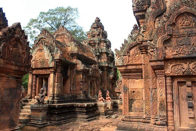3-D Angkor Temples With One Sunrise - Day one: roots at Ta Prohm and fine stonework at Banteay Srei