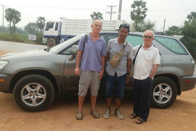 A day Trip Sightseeing Phnom Penh - Siem Reap - Private English Speaking Driver - Kampong Kdei Bridge and the Seven-Headed Naga