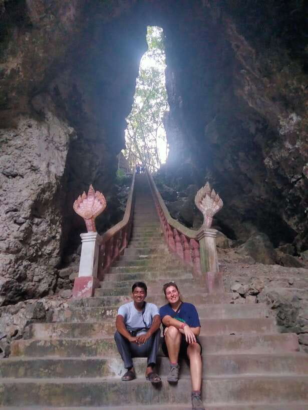Afternoon Tour: Bamboo Train, Killing Cave &Bat Cave - Fruit farms, village roads, and a suspension bridge