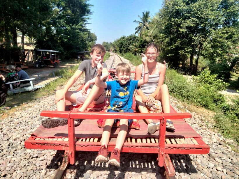Afternoon Tour: Bamboo Train, Killing Cave &Bat Cave - Waiting for the bats at dusk