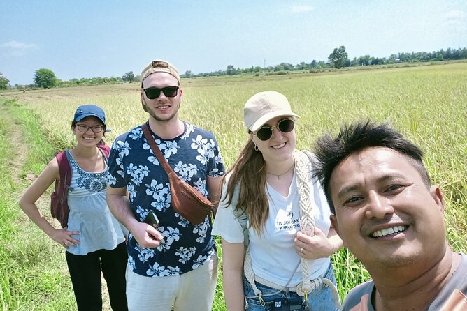 AfternoonTour.Bamboo train.killing cave with Secret bat cave - Crossing the suspension bridge