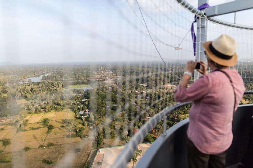 Angkor Balloon Sunrise or Sunset ride and Pick up/Drop off - What the 30-minute experience really means