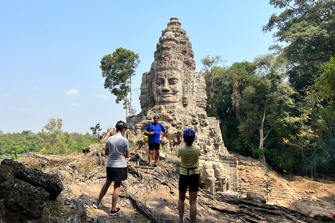 Angkor Sunrise Bike Tour with Lunch Included - Cycling through Angkor Thom