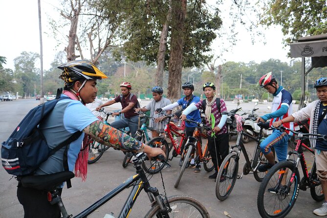 Angkor Sunrise Expedition Cycling Through Serene Backroads - Ta Prohm by back road and forest path