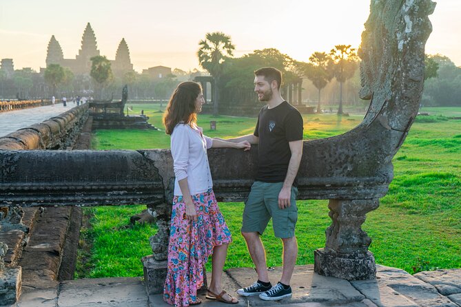 Angkor Sunrise Vespa Tour / Tuk Tuk or Car - Ta Prohm and the tree-covered ruins