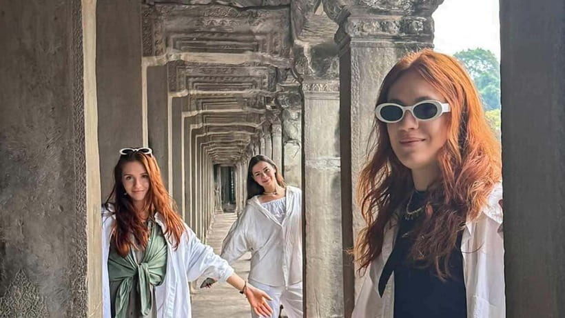 Angkor Wat: Highlights and Sunrise Guided Tour - Angkor Wat from shadowy corridors to carved galleries
