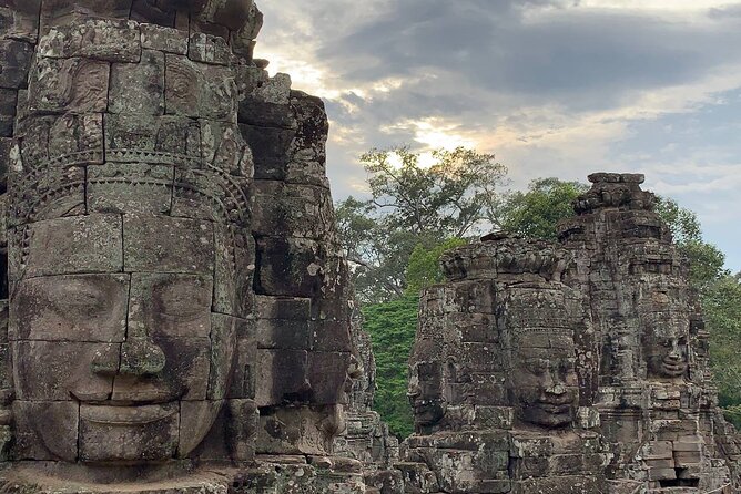 Angkor Wat Sunrise and Tonle Sap Cruise Sunset Tour - Angkor Wat before dawn
