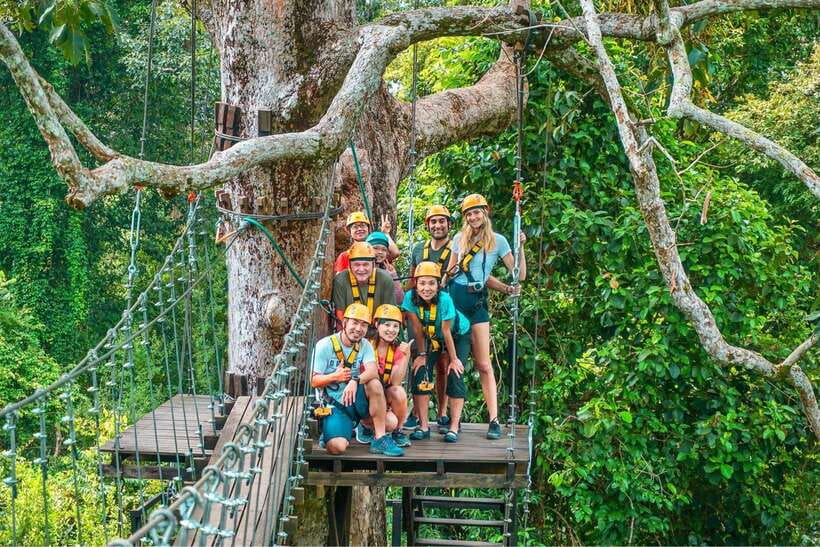 Angkor Zipline and Temple Tour with Sunset - A fast start in the Angkor forest