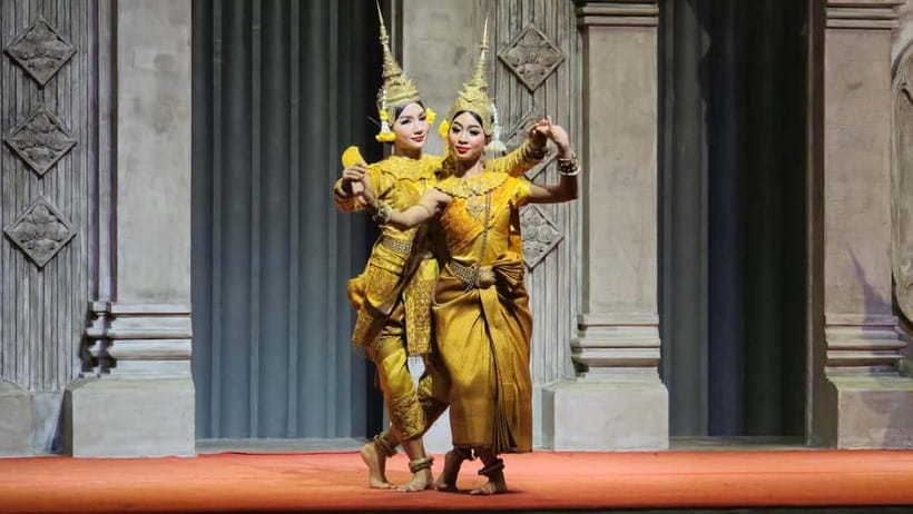 Apsara Performance with Dinner include Pick up & Drop off - Making the most of the Khmer buffet
