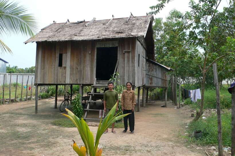 Back to Basics: Village Life Tour from Siem Reap - The Buddhist temple and village Pergola