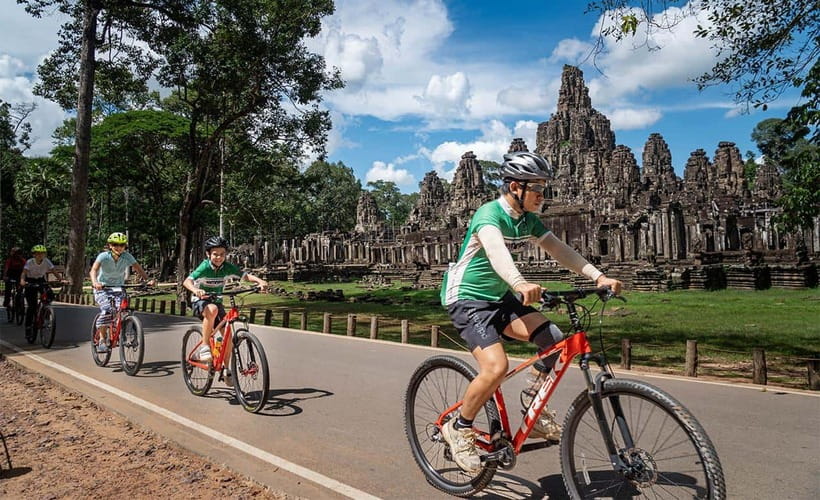Cycle Angkor Backroad Bike Tour / E-Bike or Tuk Tuk - Ta Prohm by Forest Trail