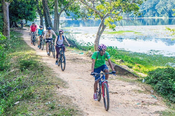 Cycle the Angkor Backroads with lunch / E-Bike or Tuk Tuk - Entering Angkor Thom and meeting Bayon’s stone faces