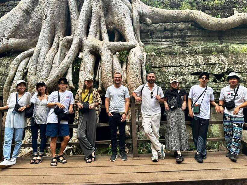 Explore Angkor Temple Sunset With Tour Guided - Ta Prohm, where roots take over the ruins