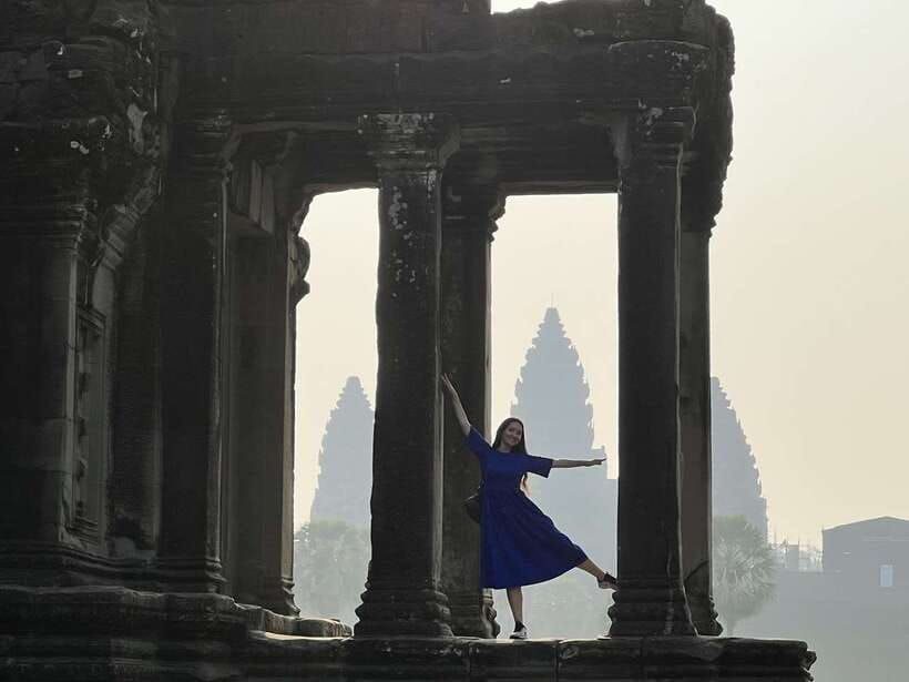 Explore Angkor Wat by Bike and Sunset - Bayon and the Faces of Angkor Thom