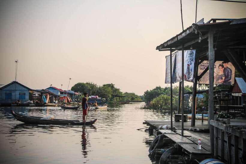 Floating Village and Tonlé Sap Sunset Tour - Reaching Mey Chrey through the Siem Reap countryside