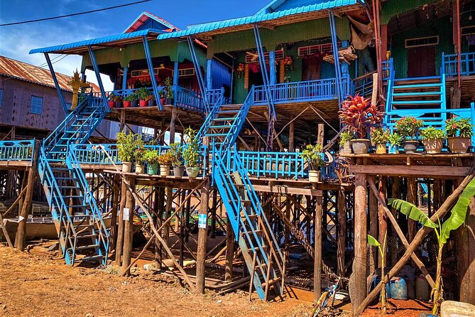 Floating Village-Mangrove Forest Private Tonle Sap Lake Boat Tour - Ro Lous Market and the texture of local life