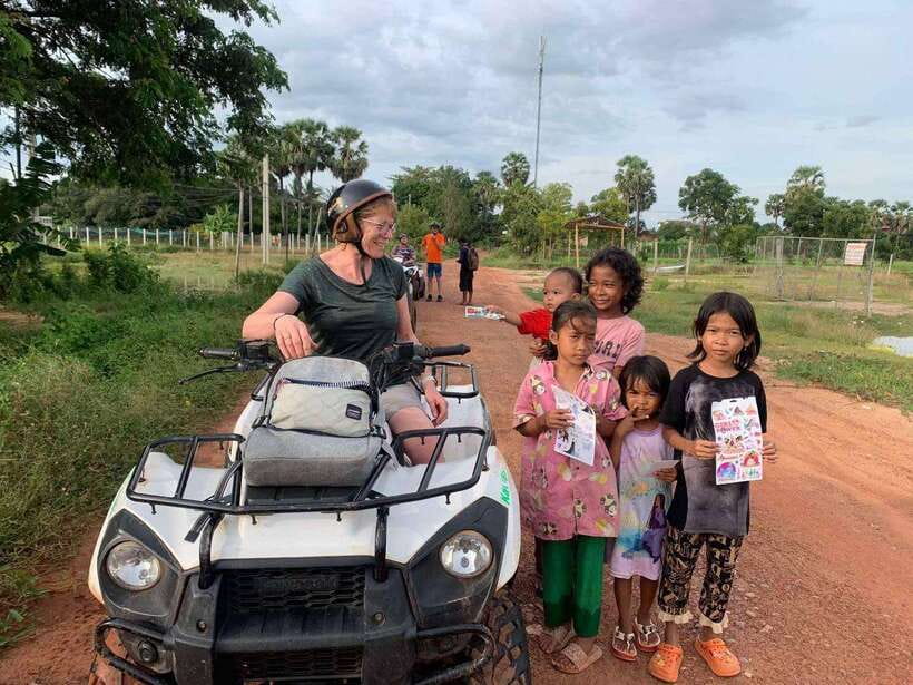 From Siem Reap: 02 Hours Quad Bike Tour in Countryside - Stopping at a Cambodian Buddhist monastery
