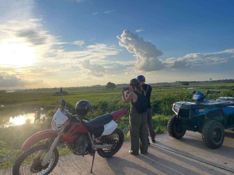 From Siem Reap: 02 Hours Quad Bike Tour in Countryside - Taking a coconut break