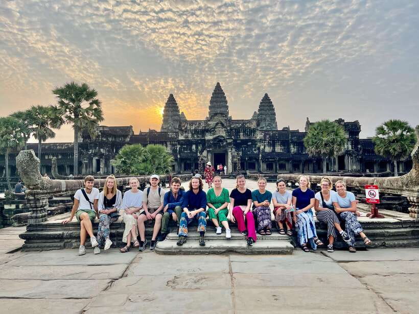 From Siem Reap: Angkor Wat Sunrise and Temples E-Bike Tour - A local market and small food discoveries