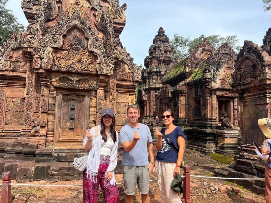 From Siem Reap: Banteay Srei Temple & Grand 5 Temple Tour - A guide-led day is worth the low price