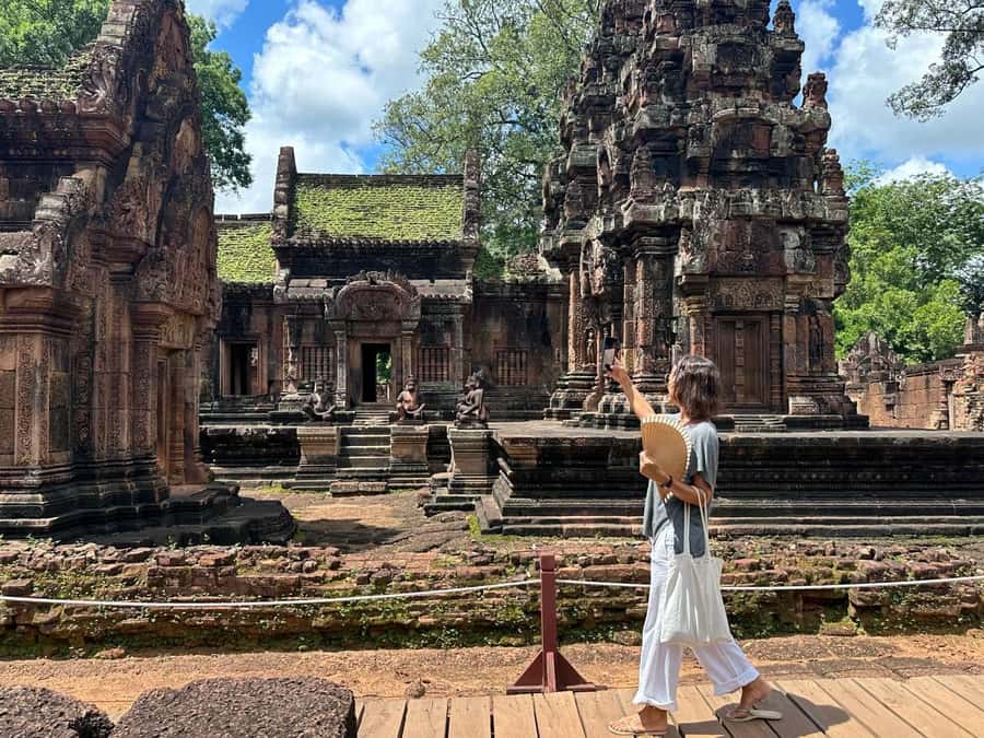 From Siem Reap: Banteay Srei Temple & Grand 5 Temple Tour - East Mebon and the memory of a great reservoir