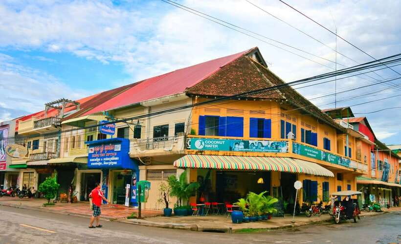 From Siem Reap: Battambang Day Trip Bamboo Train, Bats Cave - Colonial buildings and the former Governor’s residence