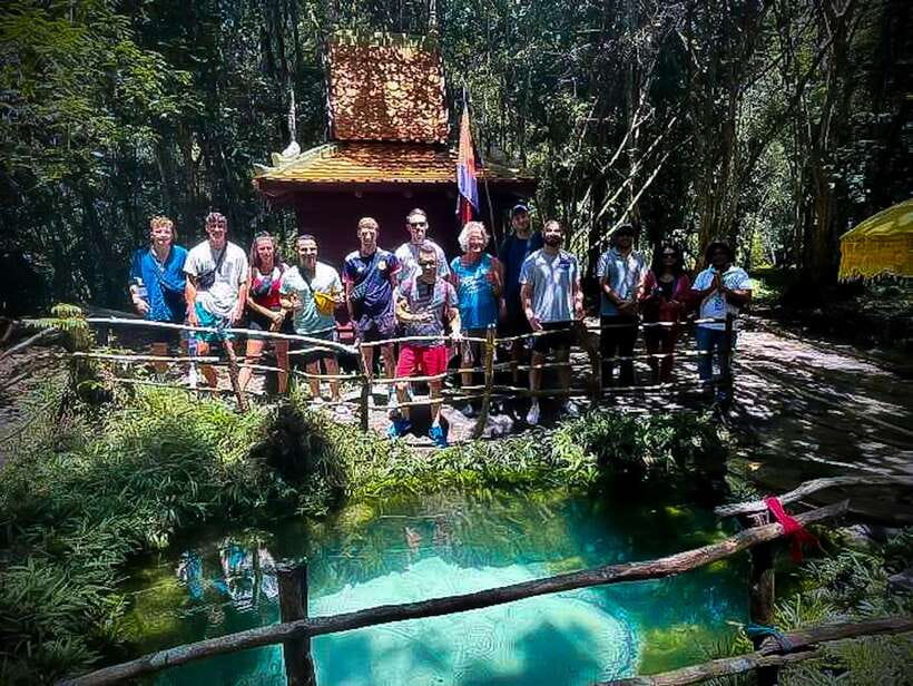 From Siem Reap: Guided Kulen Waterfall Tour - The waterfall: beautiful, cool, and shorter than you may expect
