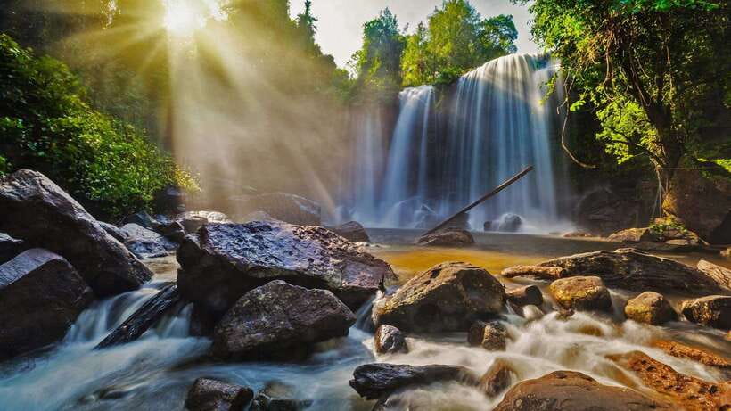 From Siem Reap: Small-Group Phnom Kulen Waterfall Day Tour - The morning pickup and drive from Siem Reap