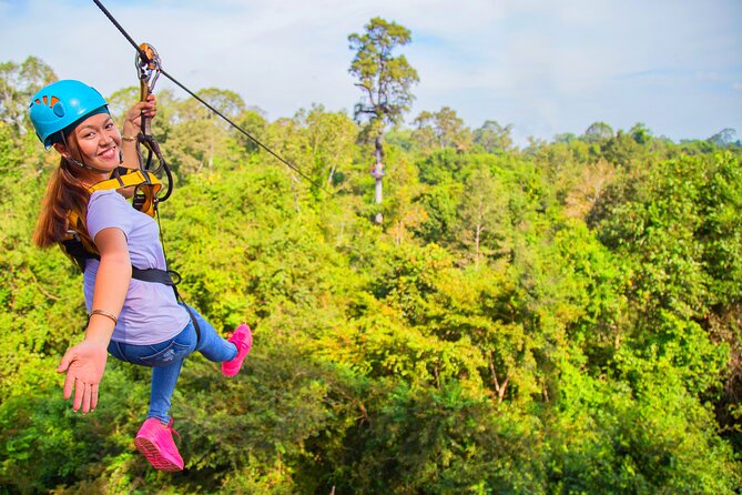 Full-Day Bike Tour in Siem Reap with Zipline - Bayon from a less familiar angle