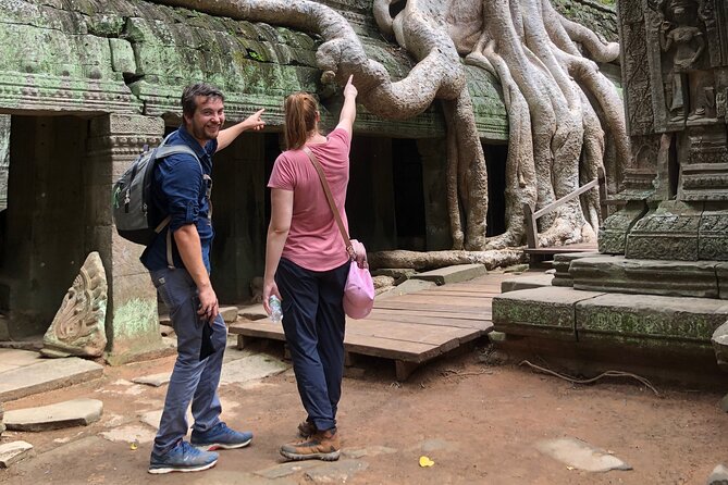 Full-Day Private Tuk Tuk Tour of Angkor Wat Temples - Ta Prohm: trees, ruins, and a shorter visit