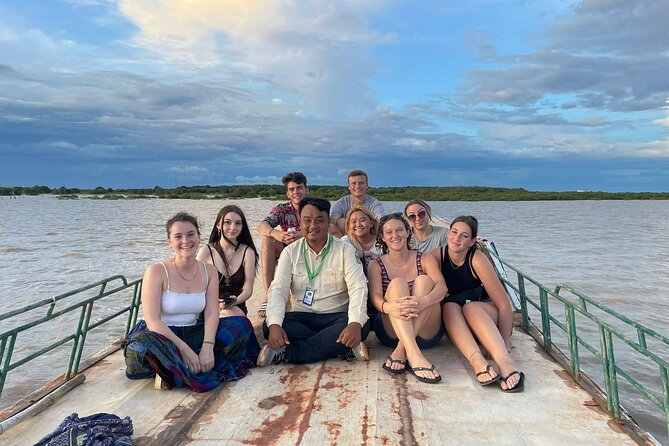 Half Day Kompong Pluck stilt home Village on Tonle Sap & Sunset - Sunset on Tonlé Sap