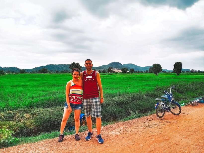Handicraft tour/rice paper,/rice wine/bat cave Sun Set - A full day beyond Battambang’s center