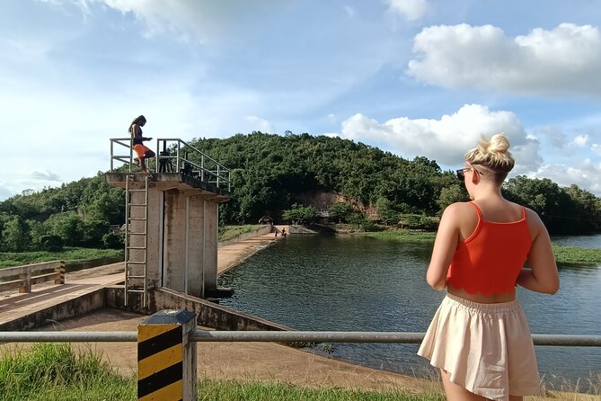 Kampot Countryside include Pepper farm,Salt field and Secret lake - Salt fields and the work behind Kampot salt