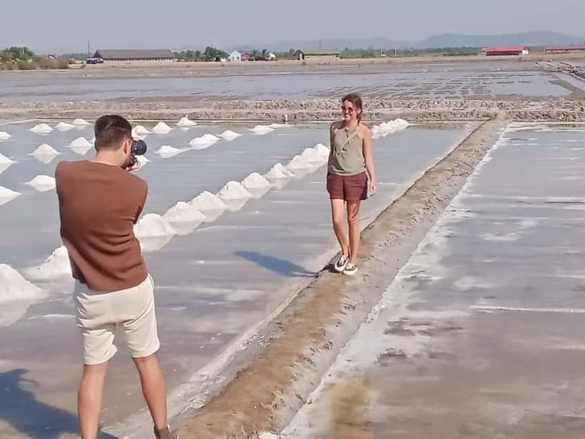 Kep: Discover kampot pepper farm/lake & Salt fields...more - Phnom Chhngok Cave brings a temple into the countryside