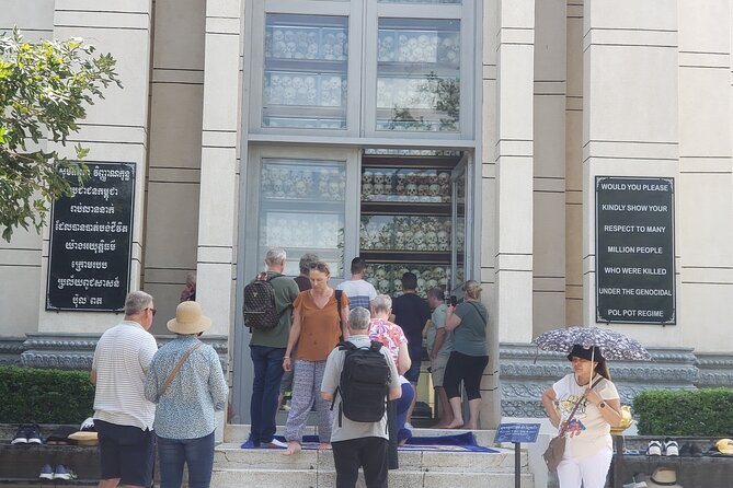 Killing Field and Genocide Museum private haft day Tour - Following the route to Choeung Ek