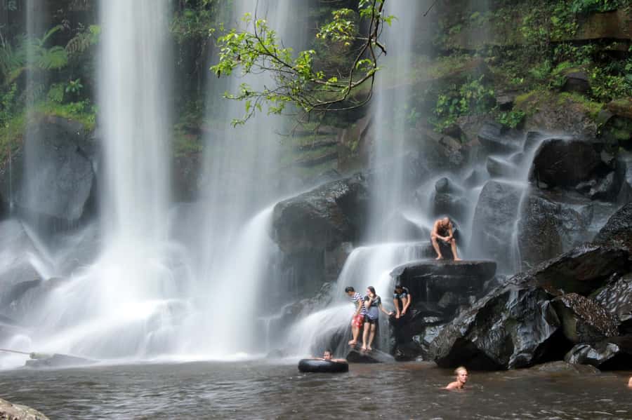 Kulen Waterfall: Rise and Shine with Cliff, Village w/ Guide - Kulen Waterfall is the main outdoor payoff