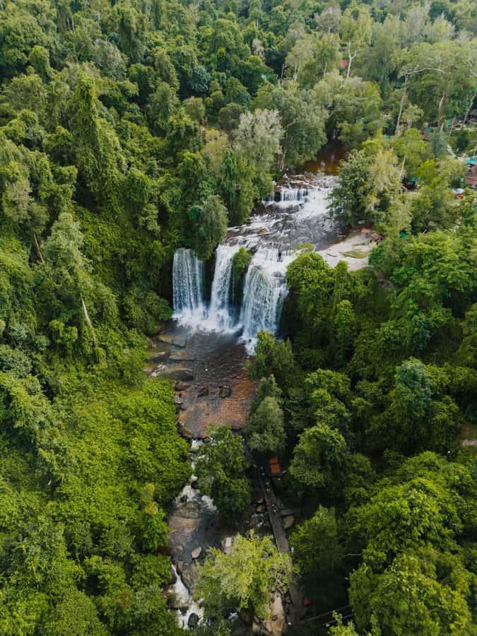 Kulen Waterfall: Rise and Shine with Cliff, Village w/ Guide - A private van changes the pace of the day