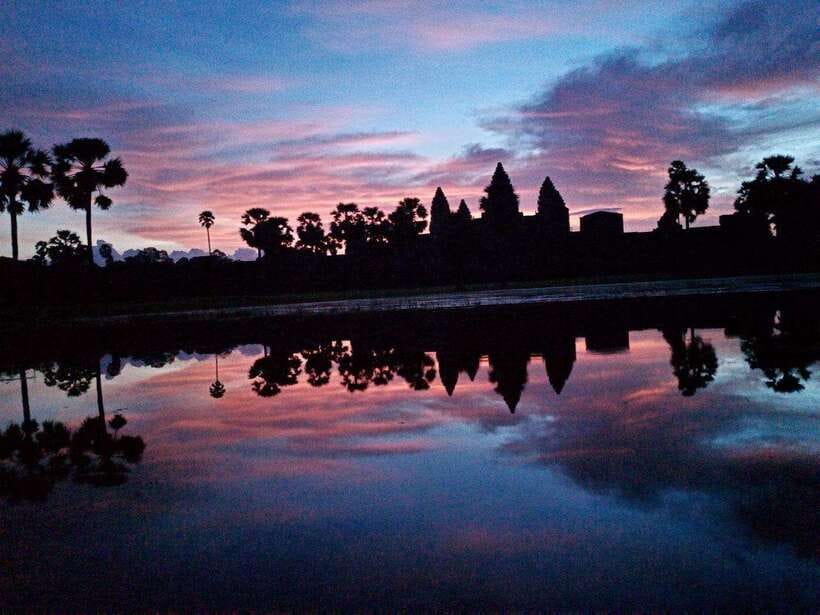 One Day Angkor Wat Trip with Sunrise - Bayon and the faces that watch the road