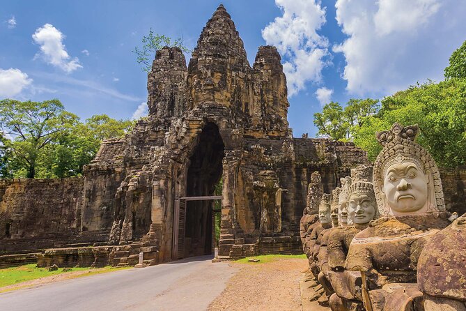 One Day Private Guide Tour of Angkor Thom, Bayon, Ta Phrom & Angkor Wat - Starting at Angkor Thom’s South Gate