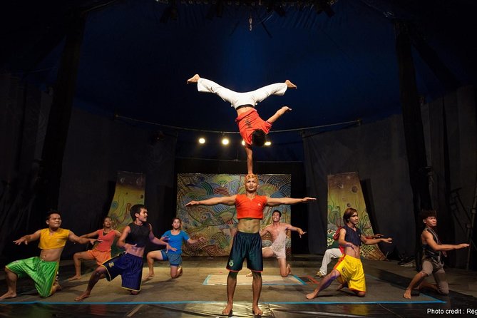 Phare, The Cambodian Circus with Round-Trip Tuk Tuk Transfer - Choosing between seating sections A and B