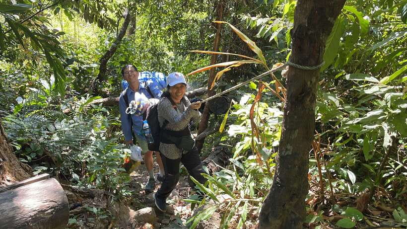Phnom Penh: 2-Day Aural Mountains Hiking Adventure - Reaching the trail by local hand tractor