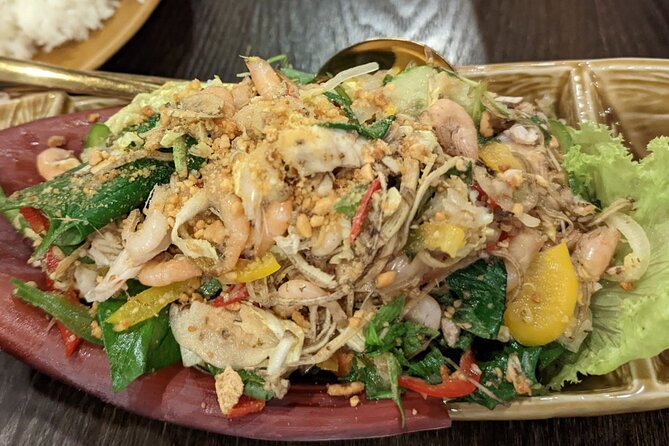 Phnom Penh Authentic Evening Food Tour 100% By Local - Samdach Pan Avenue focuses on curry and salad