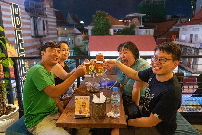 Phnom Penh Evening Food Tour - Inclusive 5 stops local Tastings - Riverfront Phnom Penh, where the evening starts