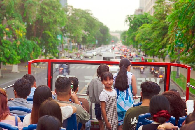 Phnom Penh Hop-on Hop-off Bus with Free Boat Cruise 1 Day Pass - NagaWorld, Golden Street, and the river districts