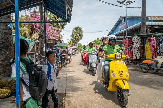 Phnom Penh Silk Island Vespa Tour / Tuk Tuk Available - Booking, timing, and cancellation