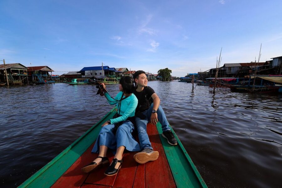 Private Beng Mealea and Floating Village Tour with Sunset - Sunset among mangroves and Tonle Sap