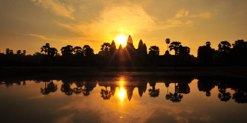 Private Sunrise Angkor Wat Tour - Bayon’s smiling stone faces