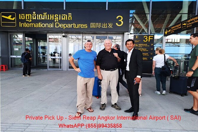 Private Transfer: Siem Reap Angkor Internation Airport to Hotel - Leaving Siem Reap Angkor International Airport