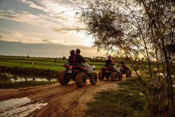 Quad Bike Ride Explore the Countryside - Leaving Siem Reap for the rice fields